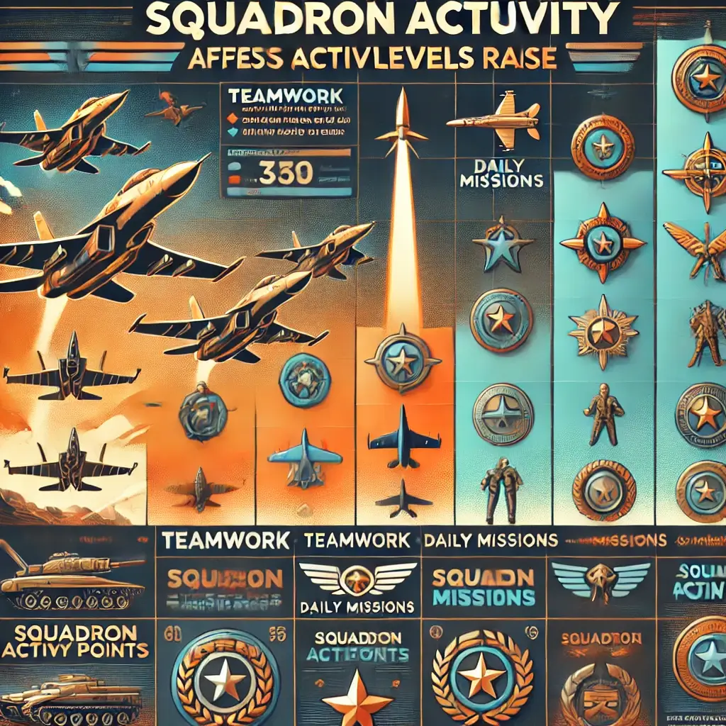 How Squadron Activity Affects Your Rewards