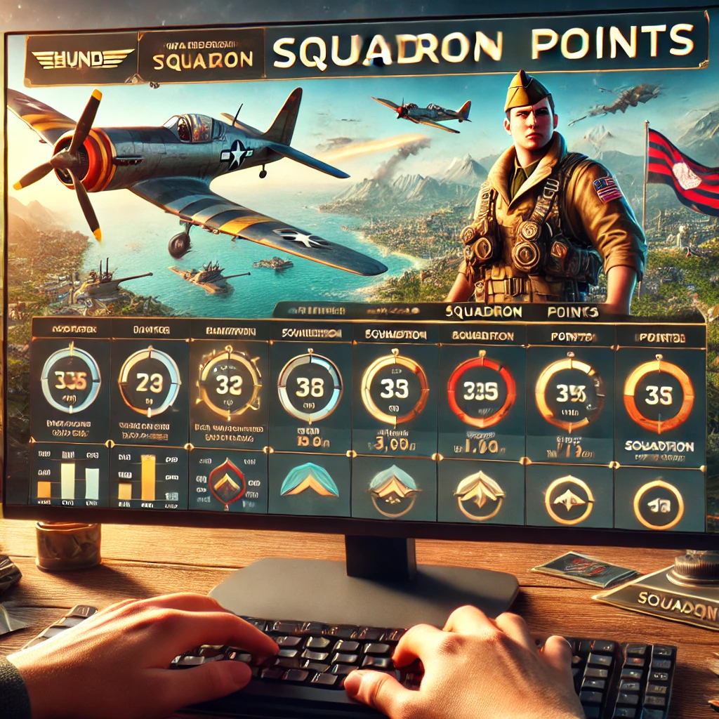 how to get squadron points war thunder