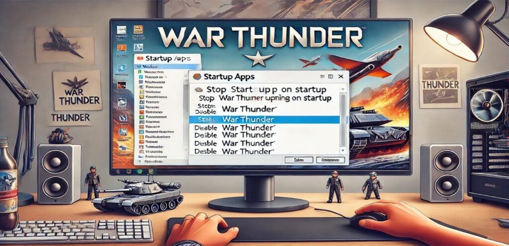 how to stop war thunder from opening on startup